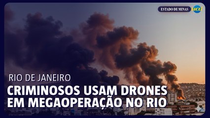 Megaoperação no Rio enfrenta resistência com ataque de drone dos traficantes 🚁