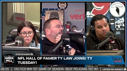 Drake and Josh escalating new expectations? #NFL HoF Ty Law  joins!