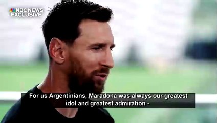 Lionel Messi | Los atletas que él considera entre los mejores