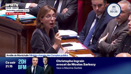 Interpellée sur la taxe Zucman à l'Assemblée nationale, Amélie de Montchalin, ministre chargée des Comptes publiques, assure ne pas avoir "peur d'un débat sur la lutte contre l'optimisation fiscale"