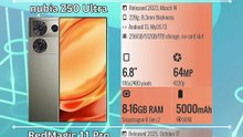 nubia Z80 Ultra vs nubia Z50 Ultra vs RedMagic 11 Pro