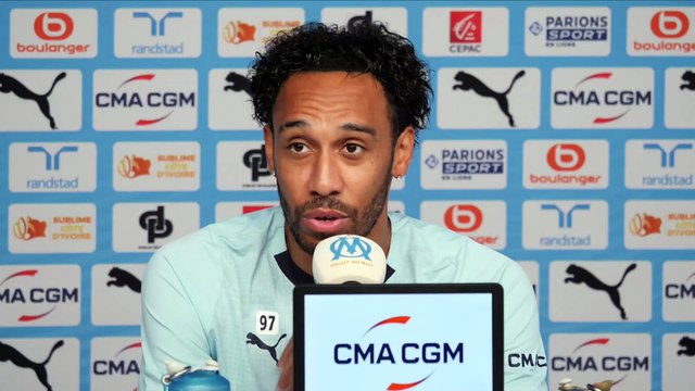 « Si on veut devenir une grande équipe, on doit réagir » assure Pierre-Emerick Aubameyang - Foot - Ligue 1 - OM