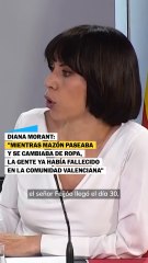 Diana Morant: "Mientras Mazón paseaba y se cambiaba de ropa, la gente ya había fallecido en la Comunidad Valenciana"