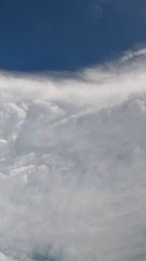 El ojo del huracán 'Melissa' visto desde dentro