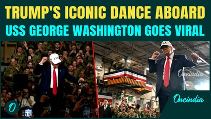 WATCH: Trump’s ‘YMCA Dance’ Goes VIRAL Aboard USS George Washington | Troops ROAR With Applause