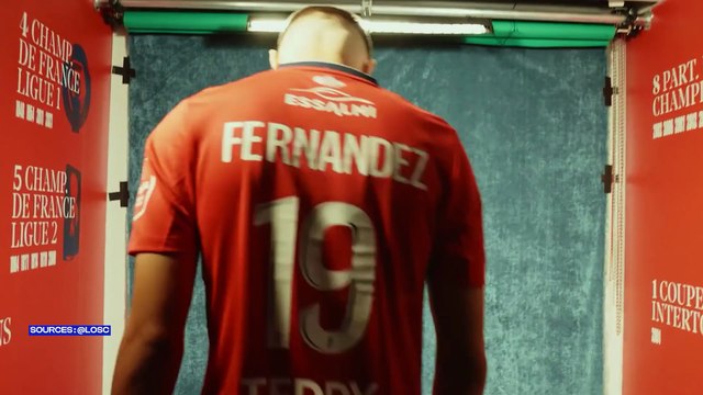 Matias Fernandez-Pardo se présente aux supporters du LOSC