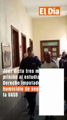 Juez dicta tres meses de prisión al estudiante de Derecho imputado por homicidio de seguridad de la UASD