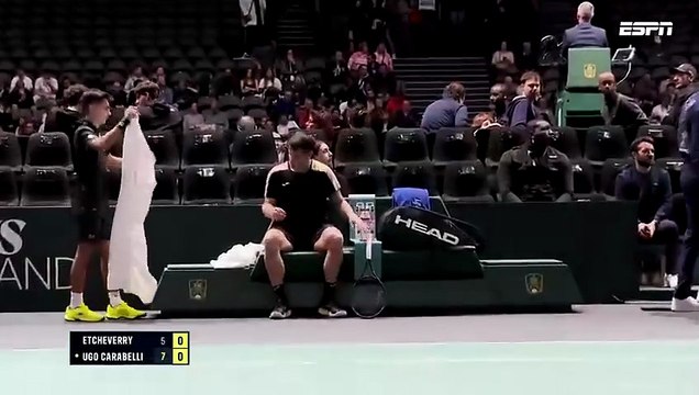 Ugo Carabelli vs Tomás Etcheverry | Resumen | Masters 1000 de París