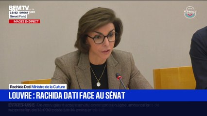 Audition de Rachida Dati au Sénat après le cambriolage du Louvre: "C'est un échec pour tout le monde", reconnaît la ministre de la Culture