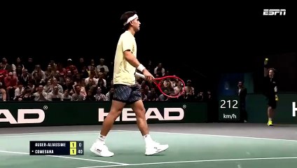 Francisco Comesaña vs Félix Auger-Aliassime | Resumen | Masters 1000 de París