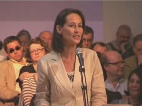 Ségolène Royal Moments forts discours de la bellevilloise
