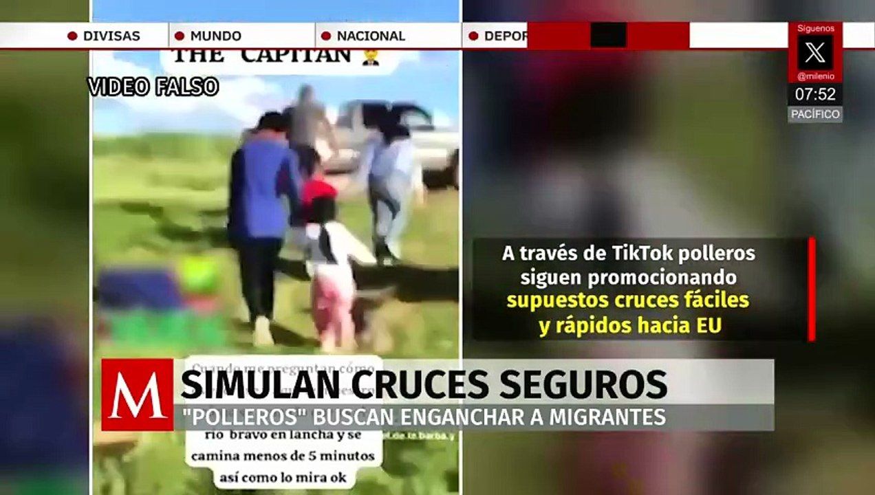 Polleros usan TikTok para engañar a migrantes con supuestos cruces seguros a EE.UU.