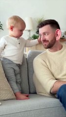When Baby Thinks Daddy’s Ear Is His Palm 😂👂🤣