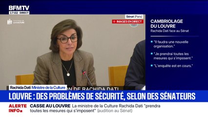 Cambriolage au Louvre: Rachida Dati souhaite "la création d'un fond dédié à la sécurité de nos musées"