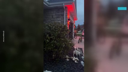 Halloween Prank Leaves Husband Running for His Life