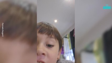 Funny Moment Kid Records Mothers Unusual Response to I Love You
