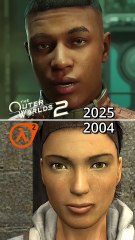 Outer Worlds 2 (2025) VS Half-Life 2 (2004) - Facial Animation Comparison