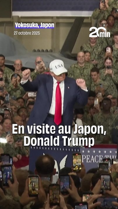 Au Japon, DONALD TRUMP sort ses meilleurs pas de danse sur YMCA