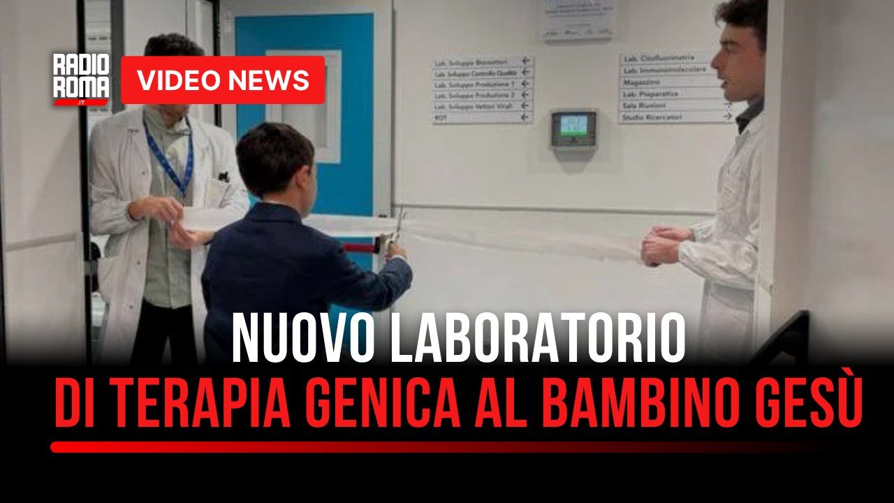 Nuovo laboratorio di terapia genica al Bambino Gesù