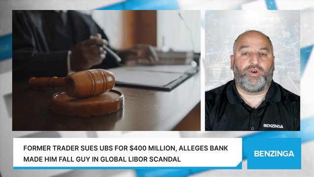 Former Trader Sues UBS For $400 Million, Alleges Bank Made Him Fall Guy In Global Libor Scandal