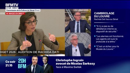 Marschall Truchot : Sécurité au Louvre, Dati répond aux sénateurs - 28/10
