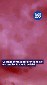 Comando Vermelho lança bombas por drones no Rio em retaliação a operação da polícia