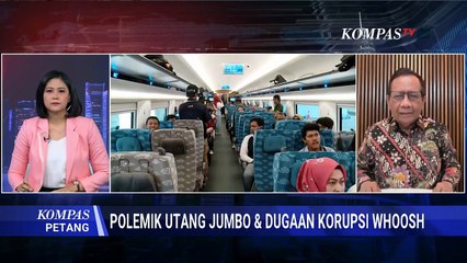 Mahfud MD soal Whoosh: Saya Sependapat dengan Pak Jokowi 1000 Persen, Tapi...