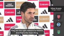 Arsenal 'want' favourites tag in title race - Arteta