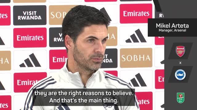 Arsenal 'want' favourites tag in title race - Arteta