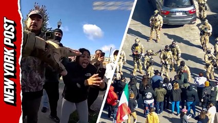 Threats, rocks, and slashed tires: Border Patrol agents boxed in by Anti-ICE rioters in Chicago