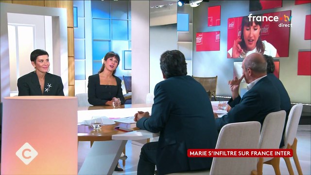 Marie s'infiltre se fait exfiltrer de la matinale de France Inter et ne reviendra plus sur l'antenne après une vague de critiques sur son manque d'humour dans sa chronique... humoristique à l'antenne depuis moins de 2 mois