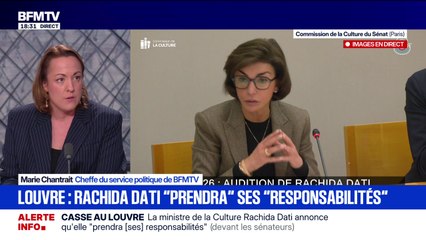 Marschall Truchot : Sécurité au Louvre, Rachida Dati répond aux sénateurs - 28/10