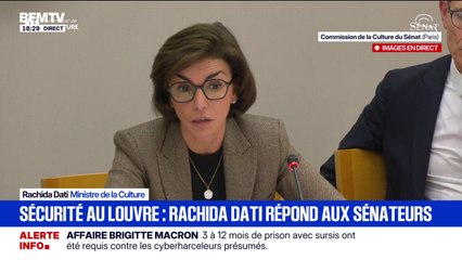 Rachida Dati déclare "qu'elle prendra ses responsabilités" sur le sujet du Louvre après le cambriolage du musée