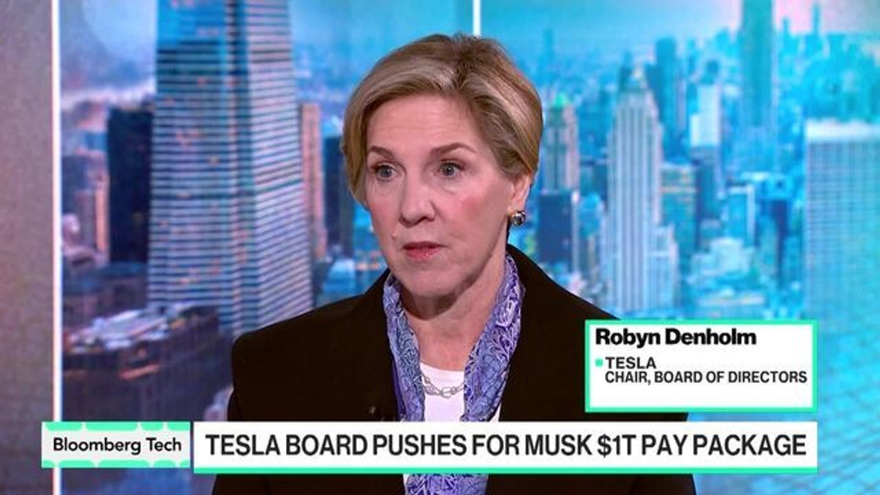 Tesla's Denholm on Musk's Pay Package and His Future at Company