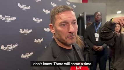 Totti not returning to Roma anytime soon