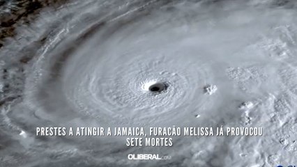Prestes a atingir a Jamaica, furacão Melissa já provocou sete mortes