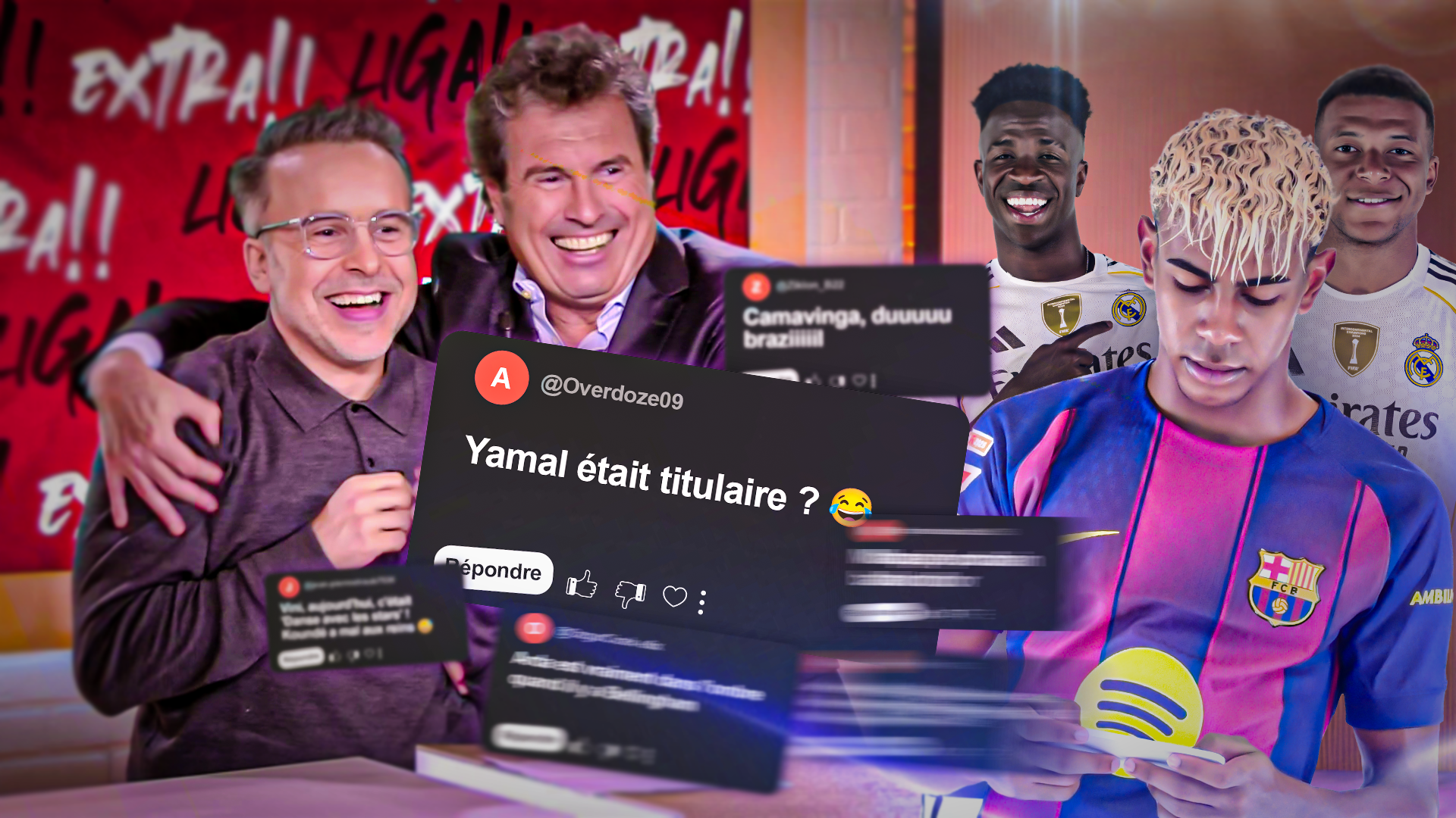 La Liga : Omar et Benjamin réagissent à vos commentaires du Clasico