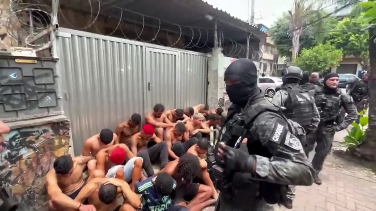 La Policía de Río de Janeiro lanza una operación en las favelas contra los cabecillas del Comando Vermelho