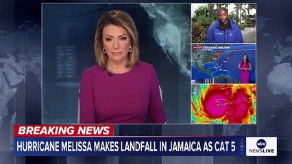 Hurricane Melissa makes landfall in Jamaica as dangerous Category 5 storm