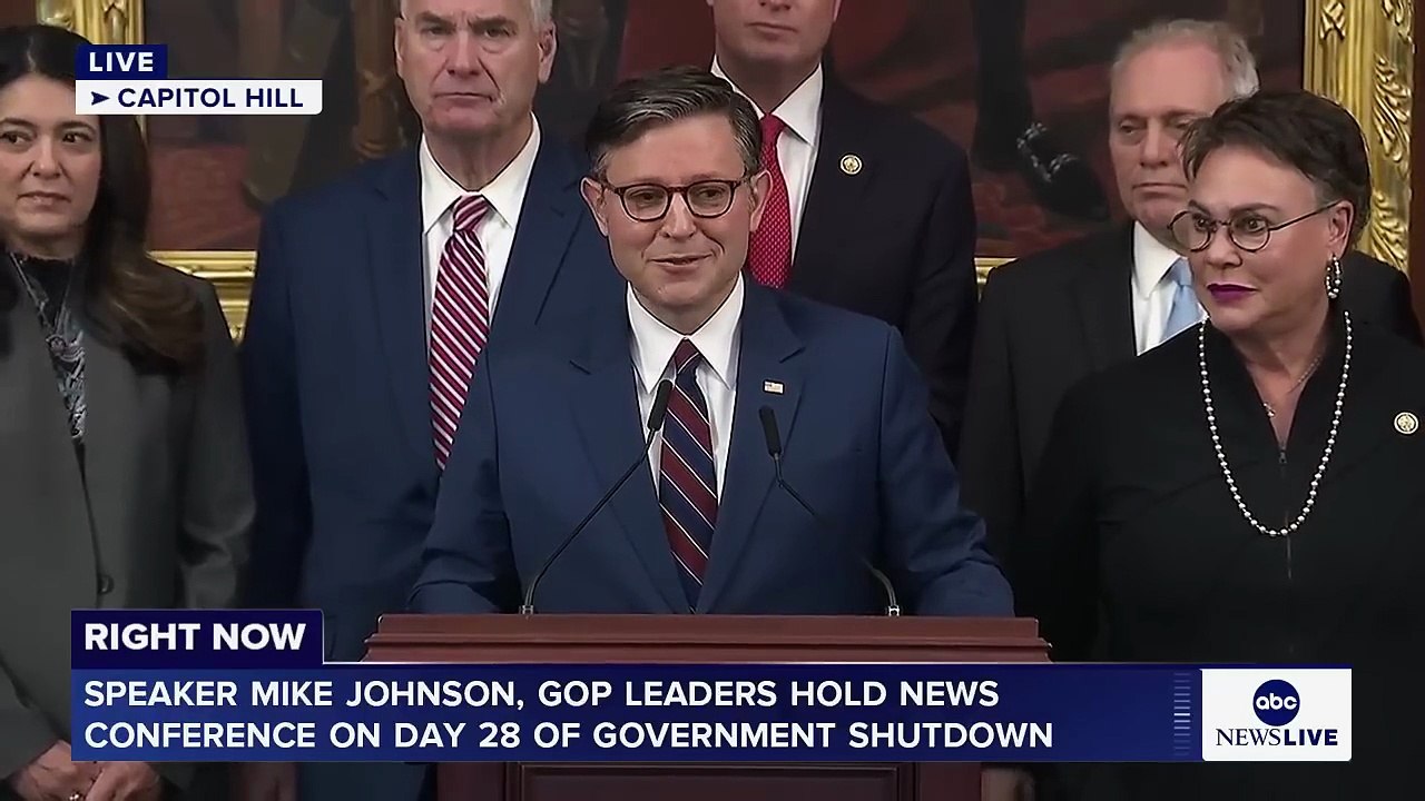 Speaker Mike Johnson says he doesn t  see the path  for President Trump to seek a third term