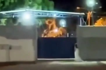 Mulher vestida de noiva em frente a cemitério em GO intriga e viraliza