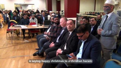 Is it permissible to say Happy Christmas to Christians? Dr Idrees asked a powerful question to Dr Hussain Mohi-ud-Din Qadri  Dr Hussain’s answer might surprise you — he said it’s allowed! Islam promotes peace, respect, and harmony with all.   #IslamicTeac