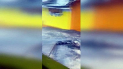 Melissa, el huracán más fuerte desde 2019, toca tierra en Jamaica.