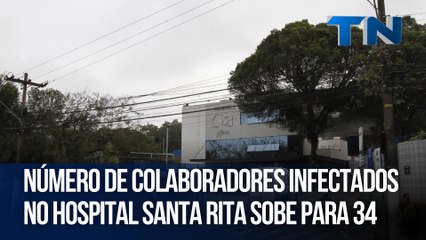 Número de colaboradores infectados no Hospital Santa Rita sobe para 34