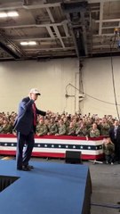 Trump visits US military base in Japan, dances to 'YMCA'