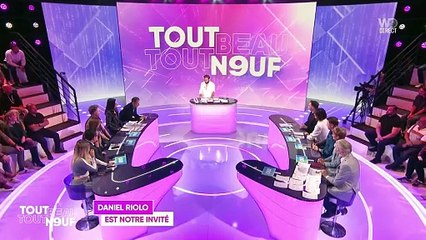 Géraldine Maillet et Daniel Riolo dans TBT9, capture d'écran W9