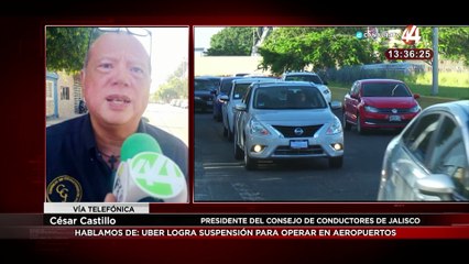 Taxistas de GDL piden que Uber muestre documentos para trabajar en aeropuerto