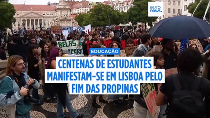Centenas de estudantes manifestam-se em Lisboa pelo fim das propinas