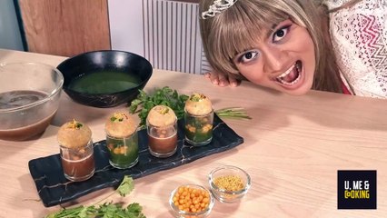 Homemade Pani Puri | Indian Street Food Vlog | First Face Video by U, Me & Cooking