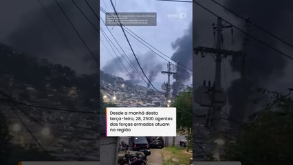 Megaoperação contra o CV se torna a mais letal da história do RJ; cidade vira cenário de guerra